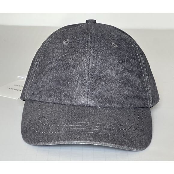 Bottega Veneta Printed Leather Baseball Cap Gray Hat L (59 cm) 739329 NWT $950 main image 7